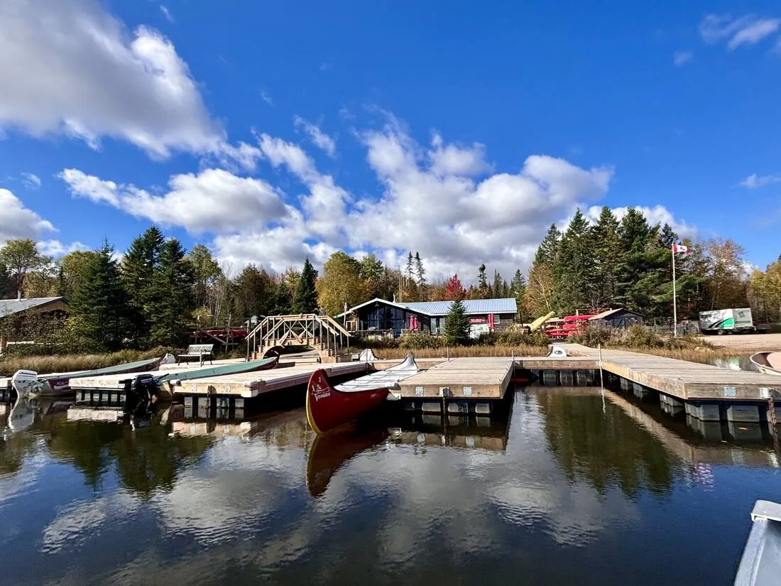 Photo from a past Algonquin Voyageur Canoe & Backcountry Hike day trip in Algonquin Park – Kawawaymog Lake