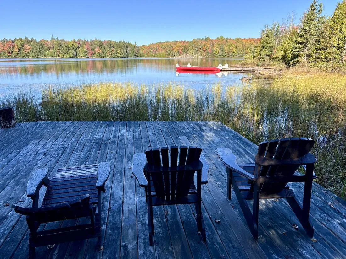 Photo from a past Algonquin Voyageur Canoe & Backcountry Hike day trip in Algonquin Park – Kawawaymog Lake