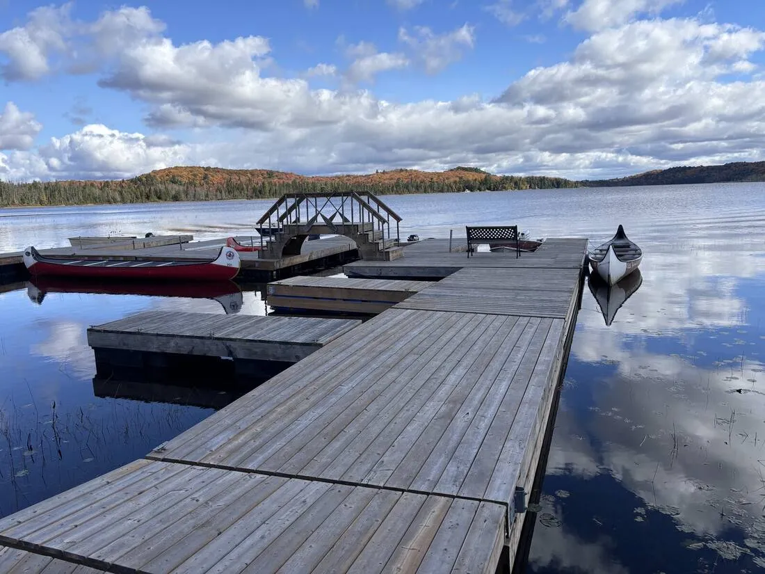Photo from a past Algonquin Voyageur Canoe & Backcountry Hike day trip in Algonquin Park – Kawawaymog Lake