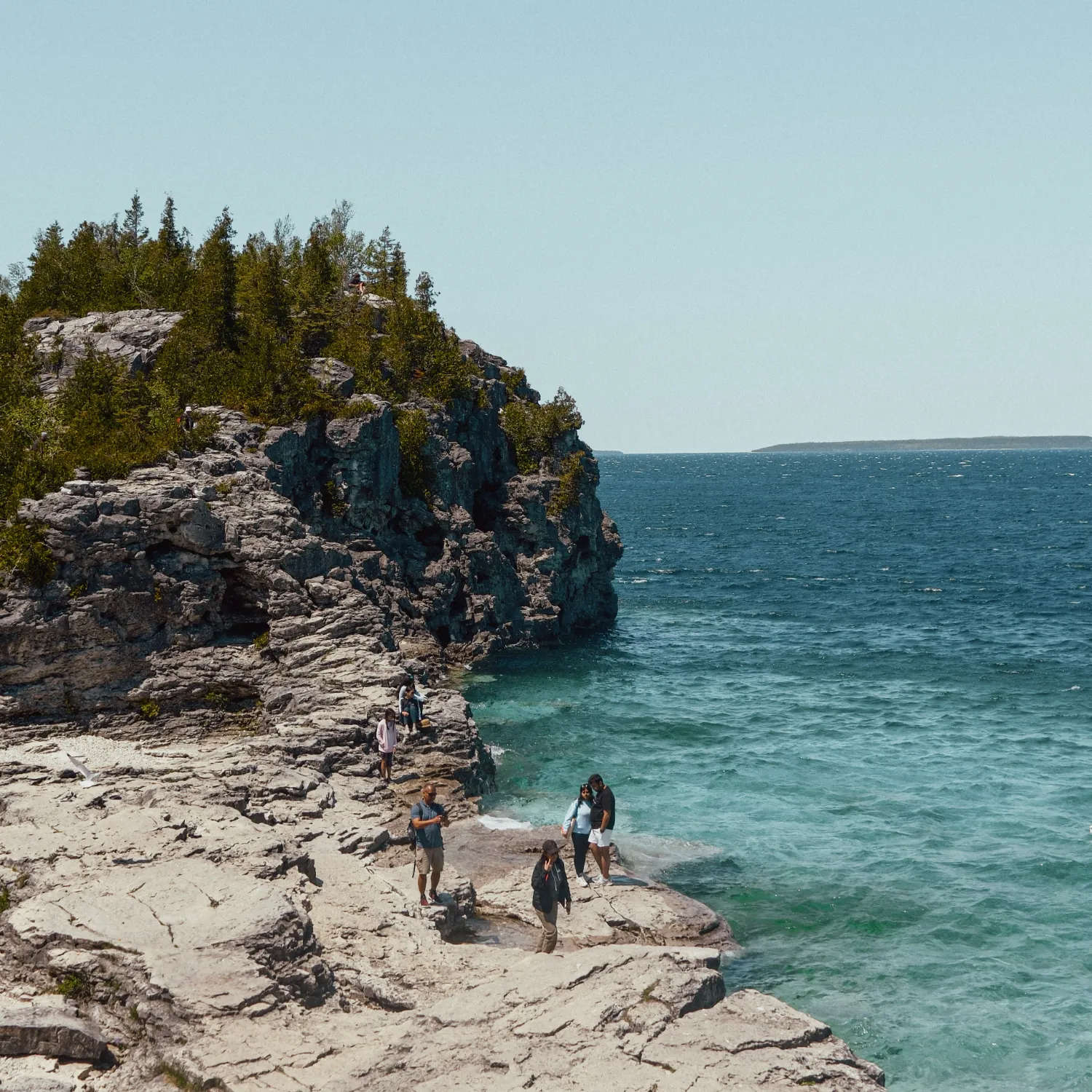 Depart for Bruce Peninsula National Park — stop on the Bruce Peninsula: The Grotto & Tobermory day trip