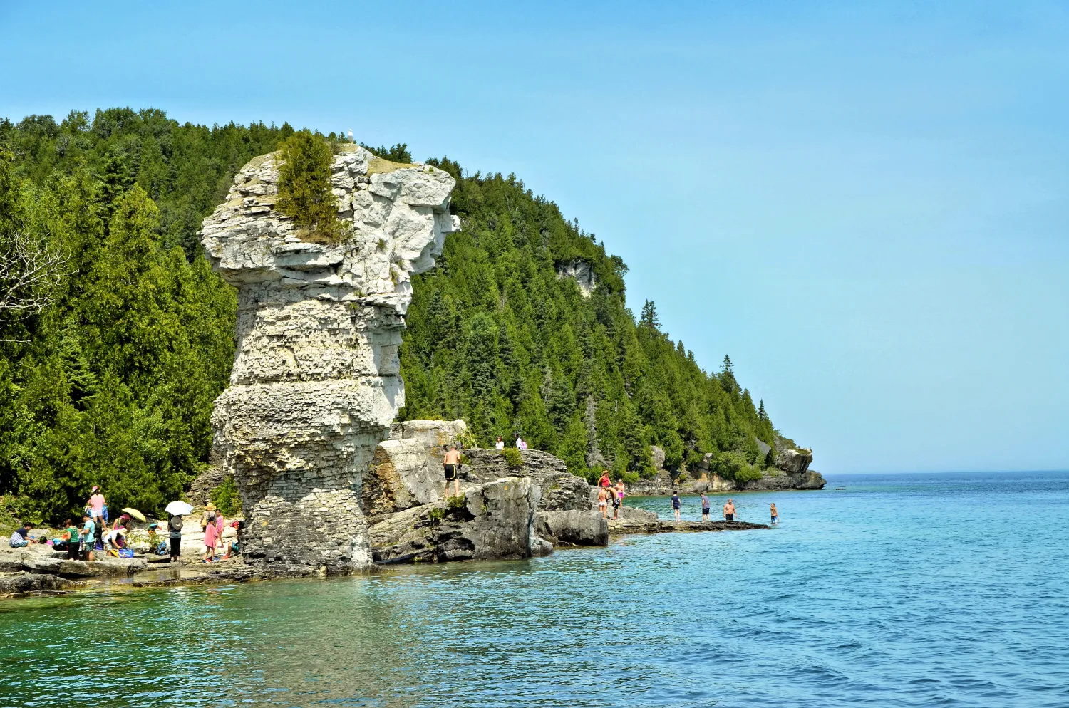 Depart for Tobermory — stop on the Bruce Peninsula: The Grotto & Tobermory day trip