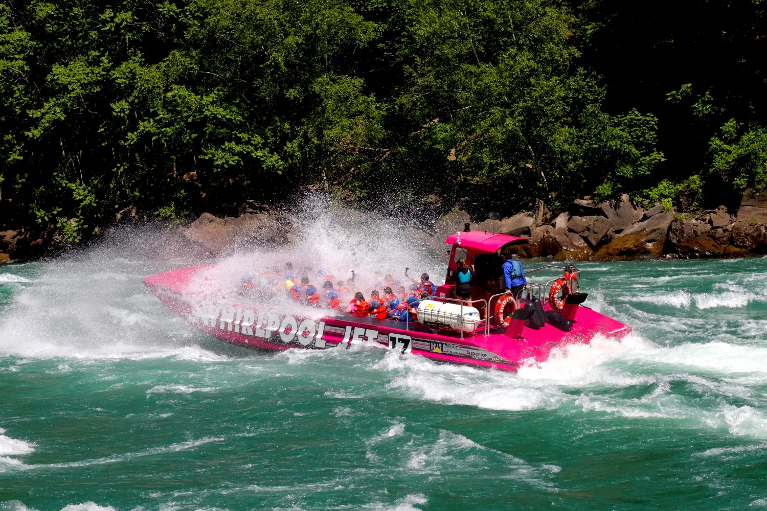 Niagara Falls viewpoint — stop on the Niagara Falls, Jet Boat & Wine Tasting day trip